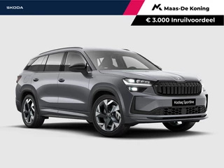 Škoda Kodiaq Sportline Business 1.5 TSI PHEV 150 kW / 204 PK SU V |Graphite Grey | Trekhaak wegklapbaar | 3000,- inruilpremie!!