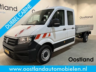 Volkswagen Crafter 35 2.0 TDI L4 DC Dubbel Cabine RWD 140 PK Open Laadbak / Euro 6 / Trekhaak 3.000 KG / Airco / Camera / CarPlay / Navigatie