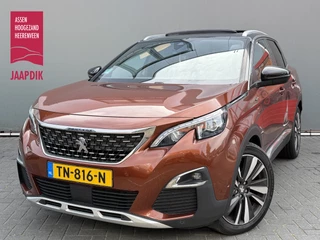 Hoofdafbeelding Peugeot 3008 Peugeot 3008 BWJ 2018 1.6 e-THP 165 PK GT Line AUTOMAAT | TREKHAAK | PANODAK | FULL LED | HALF LEDER | ELEKTR. ACHTERKLEP | DAB | CARPLAY + ANDROID | NAVI | CLIMA | CRUISE | LMV | PDC