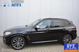 BMW X3 M40i xDrive Saphirschwarz Pano HUD H/K 360°Cam DAB Memory 20" LMV Zeer mooi!