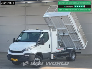 Iveco Daily 72C18 3.0L Open Laadbak Dubbellucht 3,5t Trekhaak Airco Cruise Euro6 Pritsche Pickup Open Box 3m3 Airco Trekhaak Cruise control