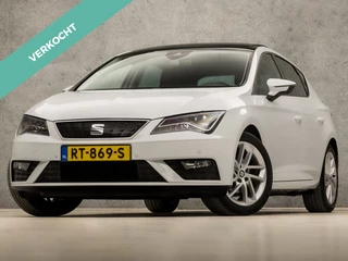 SEAT Leon 1.0 TSI Intense Sport (SCHUIFDAK, APPLE CARPLAY, NAVIGATIE, CLIMATE, LEDER/ALCANTARA, ELEK BESTUURDERSSTOEL, LED KOPLAMPEN, KEYLESS, PARKEERSENSOREN, CRUISE, NIEUWSTAAT)