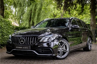 Hoofdafbeelding Mercedes-Benz C-Klasse Mercedes-Benz C-Klasse Estate AMG 63 Premium Plus Schaalstoel Distronic Burmester Panorama