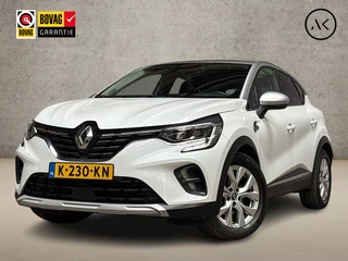 Renault Captur 1.6 E-Tech Plug-in Hybrid 160 Intens 160Pk Automaat (VIRTUAL COCKPIT, APPLE CARPLAY, GROOT NAVI, LEDER, CAMERA, KEYLESS, SPORTSTOELEN, TREKHAAK, PARKEERSENSOREN, NIEUWSTAAT)
