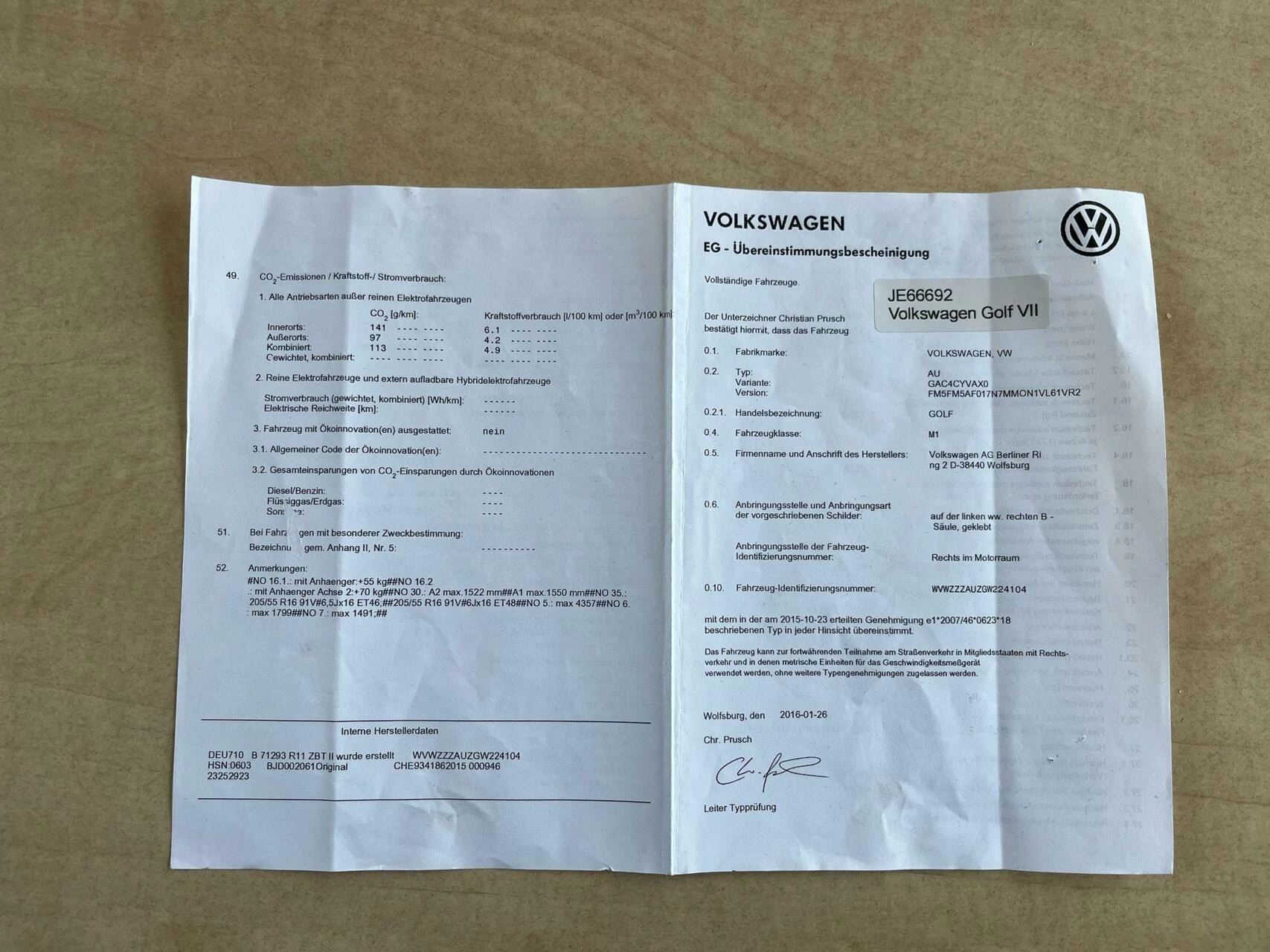 Hoofdafbeelding Volkswagen Golf