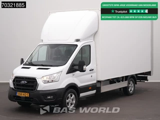 Ford Transit 130pk D'Hollandia Laadklep Zijdeur Bakwagen 360 Camera Airco Cruise Parkeersensoren Euro6 Meubelbak Koffer Airco Cruise control