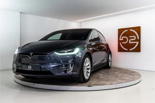 Hoofdafbeelding Tesla Model X Tesla Model X 100D 418PK Incl. BTW | NL AUTO+NAP | Carbon | Cold Climate | AP 2.5 | Leder | 12 MND Garantie!