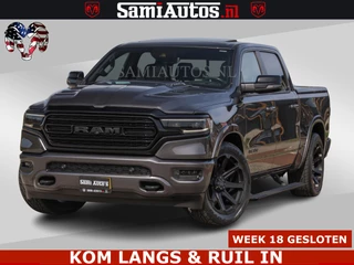 Dodge Ram Pick-Up LIMITED | 5.7 V8 HEMI 402PK | TUFF WIELEN | MEEST VOLLE LIMITED | PRACHTIGE KLEUR GRANITE CRYSTAL PEARL | CREW CAB | DUBBELE CABINE DC 5 PERSOONS | CREW CAB 5 PERSOONS | DUBBELE CABINE DC | MEEST ROYALE EN COMFORTABELE BEDRIJFSAUTO | HEAD-UP | LUCHTVERING | RONDOM CAMERA | MWK KLEP | PANORAMA DAK |