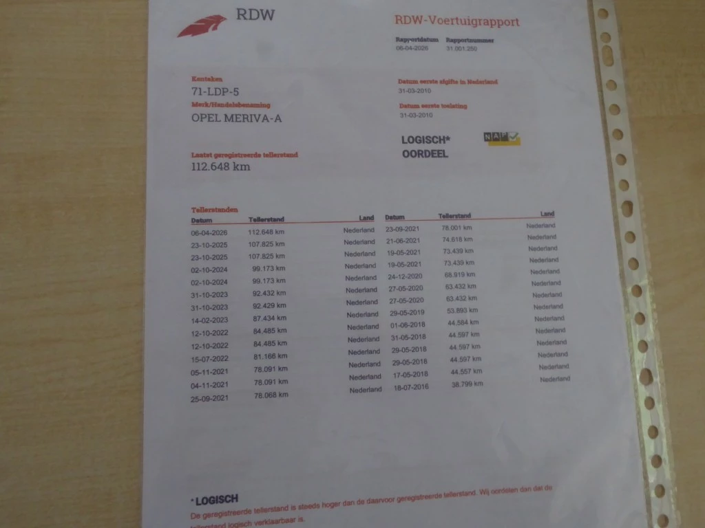 Hoofdafbeelding Opel Meriva