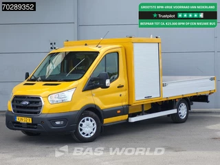 Ford Transit 130pk Open Laadbak Trekhaak Airco Cruise Euro6 APK 03-2026 Pickup Pritsche Open Box Airco Trekhaak Cruise control