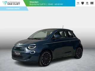 Fiat 500e La Prima 42 kWh | Leder | 17" | Pack Winter | Schuif/Kantel dak