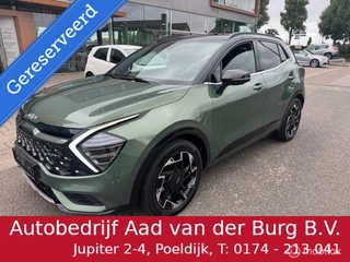 Sportage 1.6T PHEV GT PlusLine 265pk  65 km Volledig elektr. rijden hierna Hybride aandrijving , 19 inch Velgen , Priveglas,  Navigatie + Camera 360o  4x Stoel & Stuur verwarming , Led Verlichting , Trekhaak afneembaar