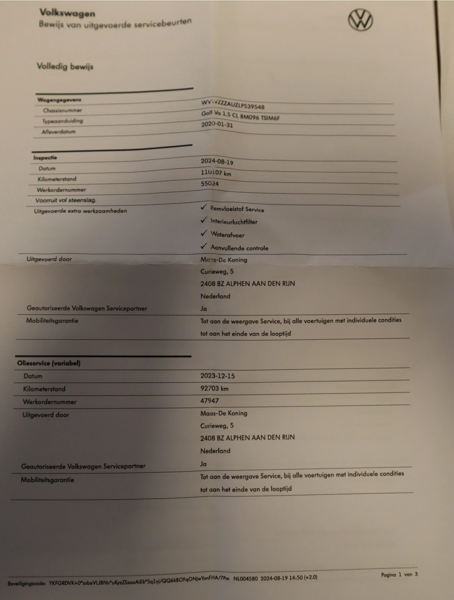 Hoofdafbeelding Volkswagen Golf