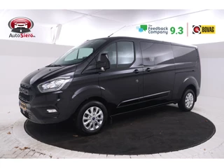 Ford Transit Custom 320 2.0 TDCI L2H1 Limited DC 170Pk, 5 Pers. Leer, 2x schuifdeur