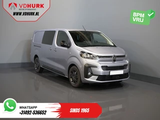 Citroën Jumpy 2.0 HDI 180 pk Aut. L3 DC Dubbel Cabine BPM VRIJ! 6 Pers./ 2x Schuifdeur/ Carplay/ Navi/ Camera/ Cruise/ Airco