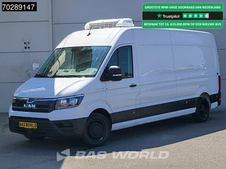 Volkswagen Crafter 140pk Koelwagen Automaat Thermo King V-300 MAX L4H3 230V Stekker Camera Airco Parkeersensoren L3H2 Koel Koeler Kühl Kühl Kühlwagen Euro6 12m3 Airco