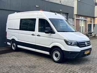 Volkswagen Crafter 35 2.0 TDI L3H3 140pk Airco Cruise control Kastinrichting Omvormer Standkachel werkplaats Navigatiesysteem Telefoonverbinding 2-Persoons Camera Euro 6
