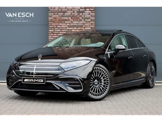 Hoofdafbeelding Mercedes-Benz EQS Mercedes-Benz EQS 450+ AMG Exclusive Line 118 kWh | Facelift | ex btw €78.500,- | Hyperscreen | Achterasbesturing | Airmatic | Distronic+ | Chauffeurspakket | MBUX Tablet | Massage | Burmester | Nappa Leder | HUD |