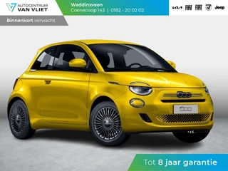 Fiat 500 1.0 Hybrid Torino | Private Lease € 387,- | New | Clima | Carplay | PDC | Priv Glass | Sun of Italy