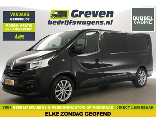 Renault Trafic 1.6 dCi T29 L2H1 | Dubbele Cabine | 5 Persoons | Airco Cruise Camera Navi PDC 18''LMV Trekhaak