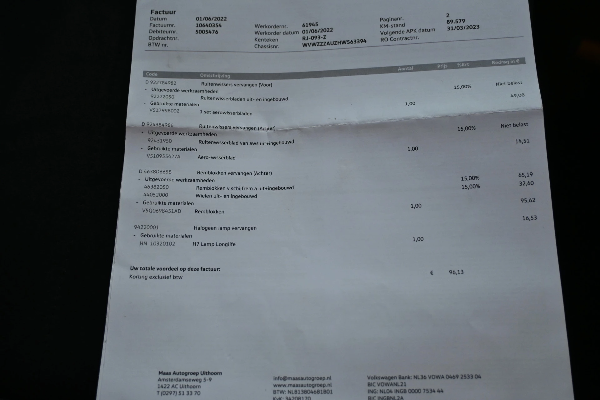 Hoofdafbeelding Volkswagen Golf Sportsvan