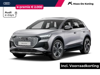 Hoofdafbeelding Audi Q4 e-tron Audi Q4 e-tron 45 quattro Advanced edition 286 PK · Glazen panoramadak · 20" LM Velgen · Elektrisch wegklapbare trekhaak
