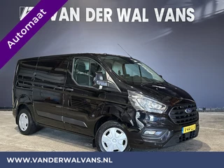 Ford Transit Custom 2.0 TDCI 131pk Automaat L1H1 Euro6 Airco | LED | Trekhaak | Apple Carplay | Android Auto Stoelverwarming, Verwarmde Voorruit, Cruisecontrol, Parkeersensoren, Bijrijdersbank