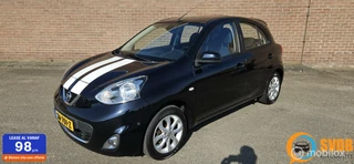 Hoofdafbeelding Nissan Micra Nissan Micra 1.2 DIG-S panodak/clima/navi/lm-velg/stoelverw.