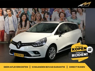 Renault Clio Estate 0.9 TCe Limited - Dealer onderhouden! - Navi - Sensor achter - Spraakbediening - Cruise