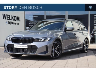 BMW 3 Serie Touring 318i M Sport Automaat / Panoramadak / Trekhaak / Sportstoelen / Achteruitrijcamera / Comfort Access / M Sportonderstel /Stoelverwarming / Widescreen Display