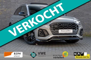 Audi Q5 55 TFSI e S edition Quantumgrey & Black luchtvering panoramadak