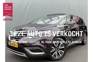 Renault Espace BWJ 2015 1.6 TCe Initiale Paris 200 PK 7p. AUTOMAAT / NAVI / CLIMA / ADAPTIVE CRUISE / HEAD-UP DISPLAY / STOELVERW. / LEDER / KEYLESS / AUTOMATICHE STOELEN / CAMERA / DODE HOEK / LMV