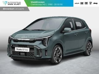 Kia Picanto 1.0 DPi GT-Line AMT | Automaat | MY25 | LED | Navi | CarPlay | Keyless | Schuif-/kanteldak | Stoel-/stuurverwarming | 16''