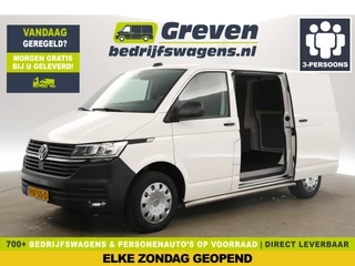 Volkswagen Transporter 2.0 TDI L1H1 140PK Airco Carplay Cruise 2xSchuifdeur Navigatie PDC 3 Persoons Elektrpakket