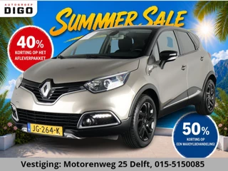Renault Captur TCe DYNAMIQUE 1e EIG. 100% OH .TREKHAAK NAVIGATIE. PARKEERSENSOREN.CAMERA HOOGZITTER ETC