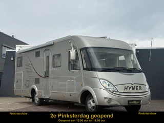 Mercedes-Benz Sprinter Hymer S 790 150 pk zeer luxe uitvoering Fransbed+hefbed xxl koelkast oven luifel leder airco camera tv elktr schotel tv grote garage