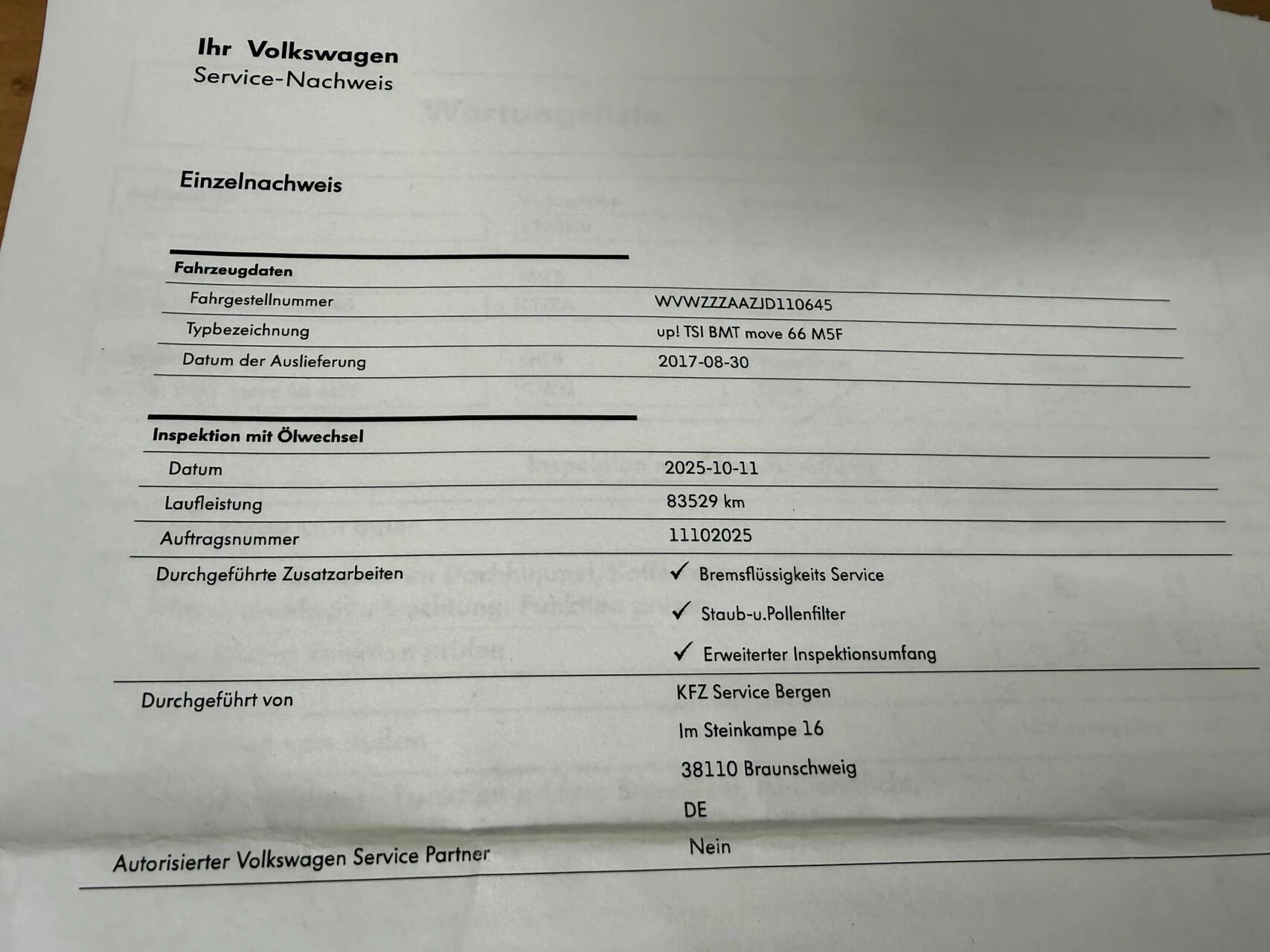 Hoofdafbeelding Volkswagen up!
