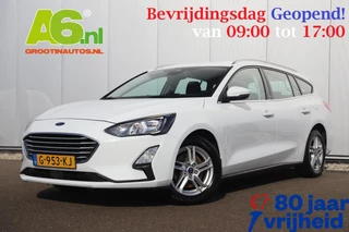Ford Focus Wagon 1.0 EcoBoost Trend Edition Business 101PK Trekhaak Navigatie Carplay Android Cruise Rijstrooksensor 16 inch LMV