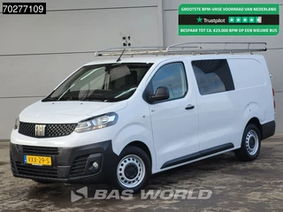 Fiat Scudo 145pk Dubbel Cabine L3H1 Trekhaak Imperiaal Airco Cruise Parkeersensoren Doka Mixto 3m3 Airco Dubbel cabine Trekhaak