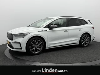 Škoda Enyaq iV 60 Sportline SOH 94,2% | Trekhaak | Matrix Led | Leer | Stoel/Stuurverwarming | Camera | Navigatie