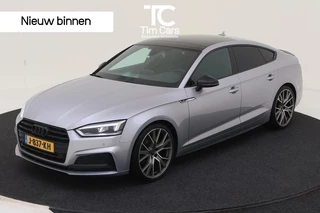 Audi A5 Sportback 40 TFSI S edition Automaat | Panoramadak | LED verlichting | Bang&Olufsen audio | DAB ontvanger | Stoelverwarming | Getint glas | Achterspoiler | Zwart optiek | Achteruitrijcamera