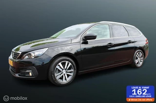 Peugeot 308 SW 1.2 PureTech Blue Lease Premium 130 PK, Pano, Stoel verwarming, Pdc voor/achter + camera, Leder, App connect, Cruise, Donkerglas, Massage stoelen.