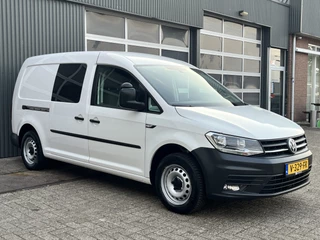 Volkswagen Caddy 2.0 TDI L2H1 Maxi Airco Cruise control Schuifdeur kastinrichting Laderkast Achterklep Parkeersensoren achter Navigatie Telefoonverbinding Verlengd Euro 6 1e eigenaar Bpm vrij voor prive gebruik !!