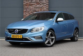 Volvo V60 2.4 D6 Twin Engine R-Design Aut6 | Schuifdak | Adaptieve Cruise Control | Memory | Camera | Keyless Go | Dodehoekassistent | Harman&Kardon | Nappa Leder | Dynamisch Bi-Xenon | Navigatie Sensus |