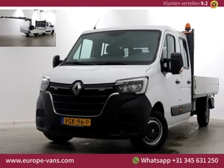 Hoofdafbeelding Renault Master Renault Master T35 2.3 dCi 135pk L3H1 D.C. Open Laadbak + HIAB Kraan 09-2020