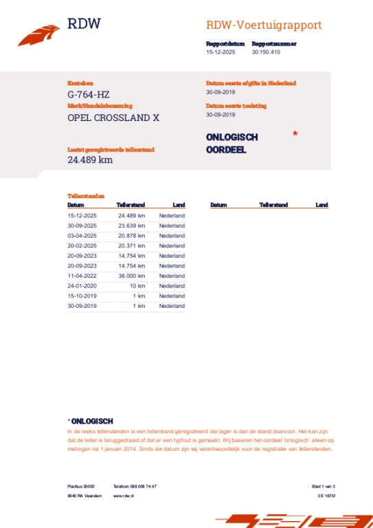 Hoofdafbeelding Opel Crossland X