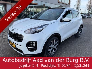 Kia Sportage 1.6 T-GDI GT-Line Panorama dak,  1.900 kg Trekvermogen , trekhaak , Luxe GT Line uitvoering , 19 inch velgen , Leer stoel & stuur verwarming