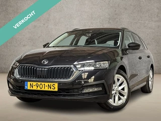Škoda Octavia Combi 1.0 e-TSI Sport Automaat (VIRTUAL COCKPIT, APPLE CARPLAY, GROOT NAVI, STOELVERWARMING, SPORTSTOELEN, PARKEERSENSOREN, KEYLESS, LM VELGEN, NIEUWE APK, NIEUWSTAAT)