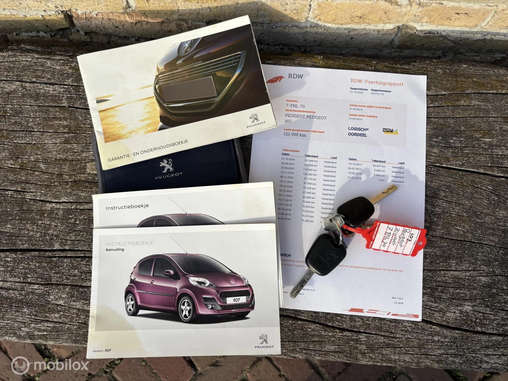 Hoofdafbeelding Peugeot 107