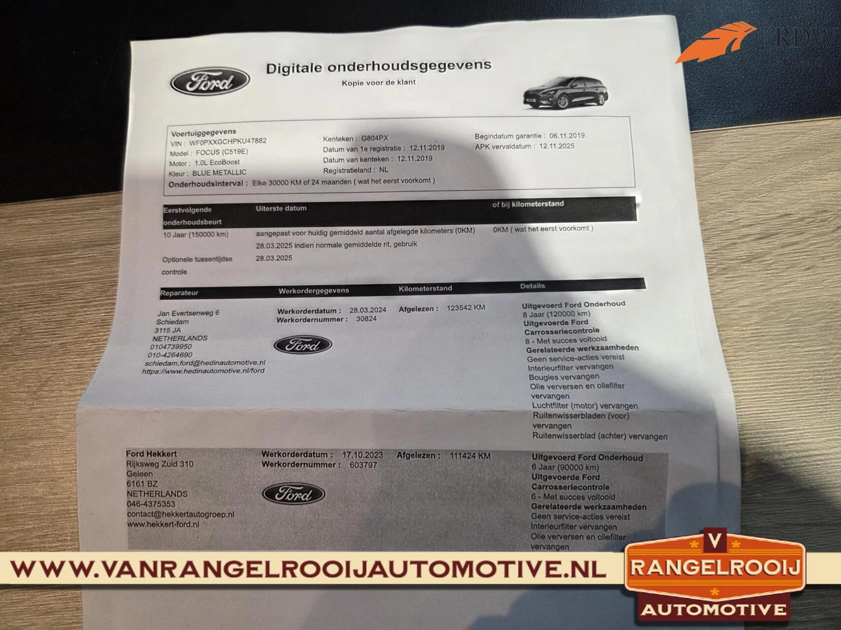 Hoofdafbeelding Ford Focus